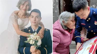 「最美新娘」唐才英：相差61歲的婚紗照引熱議，背后故事感動眾人