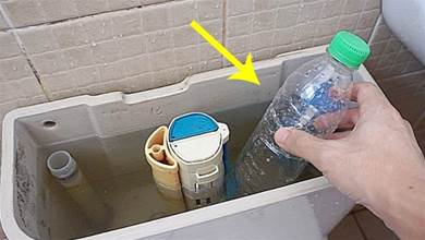 馬桶水箱裡放一個塑料瓶！半年不洗馬桶，馬桶不發黃、不發臭！太好用了！
