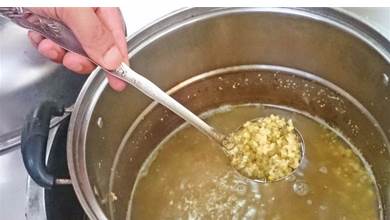 綠豆湯好喝卻不容易煮開花？教你一個訣竅，3分鐘綠豆煮開花，好喝又起沙